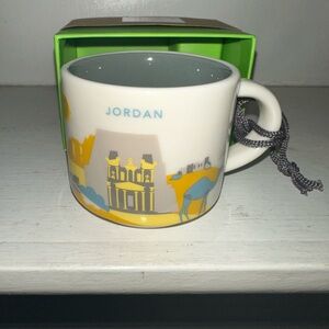 Starbucks YAH Jordan 2oz ornament.  Brand new in box with SKU